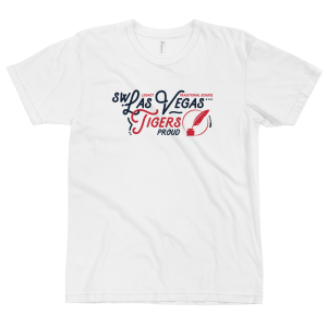 LTS SW Las Vegas Tigers White Script T-shirt 2020